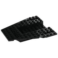 Wedge Plate Special 12 × 12 with 4 × 8 Recessed, Pin Holes Black