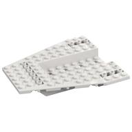Wedge Plate Special 12 × 12 with 4 × 8 Recessed, Pin Holes White