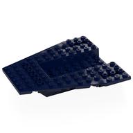 Keil Platte speziell 12 × 12 mit 4 × 8 vertieft, Pinlöcher Dunkelblau