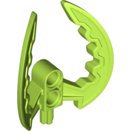 Large Figure Weapon, Claw, Climbing Claw / Kodan Ball Half (Toa Nuva) Lime