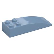Brick Curved 6 × 2 Sand Blue