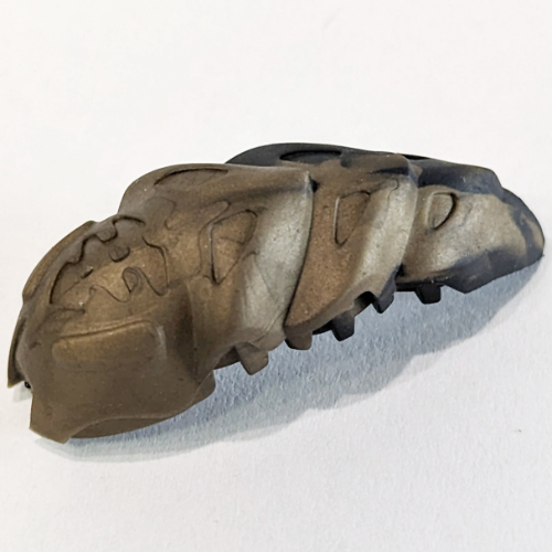 Large Figure Accessory, Rahkshi Kraata Stage 1 with Marbled Black Tail Pattern Flat Dark Gold
