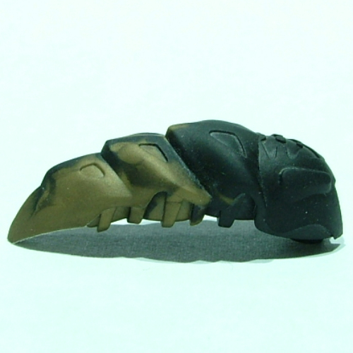 Large Figure Accessory, Rahkshi Kraata Stage 1 with Marbled Flat Dark Gold Tail Pattern Yellow