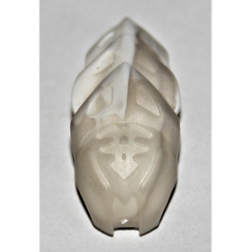 Large Figure Accessory, Rahkshi Kraata Stage 1 with Marbled White Tail Pattern Pearl Very Light Gray