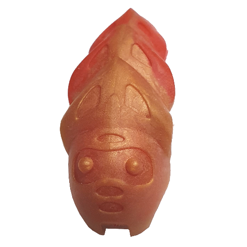 Large Figure Accessory, Rahkshi Kraata Stage 5 with Marbled Red Tail Pattern in Black