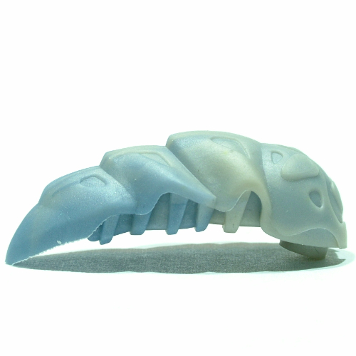 Large Figure Accessory, Rahkshi Kraata Stage 6 with Marbled Metal Blue Tail Pattern Pearl Dark Gray