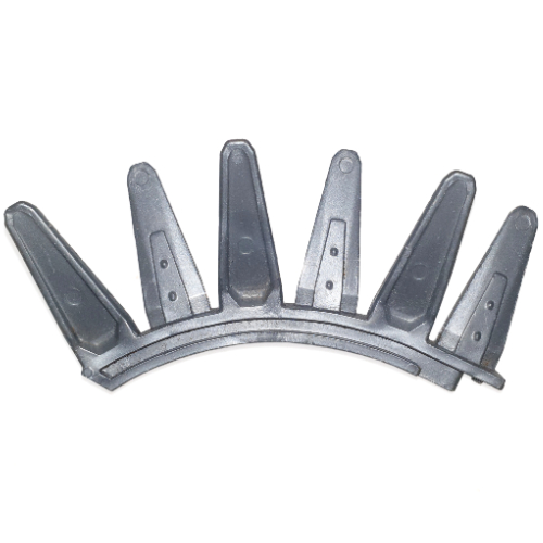 Large Figure Weapon, Back Blades, 6 Blades Alternately Angled (Rahkshi Panrahk) Perlhellgrau