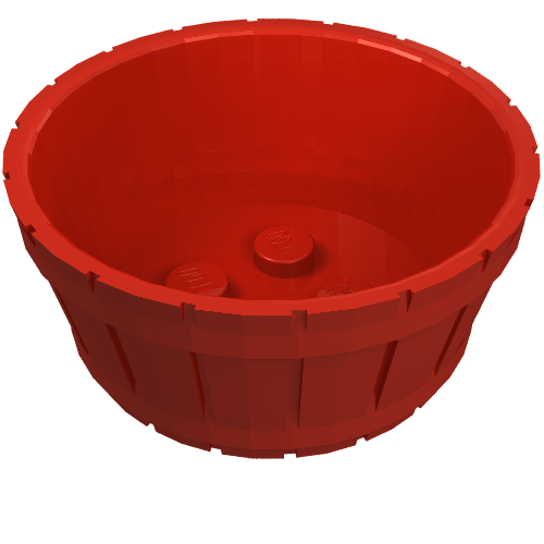 Barrel Half Large Rot