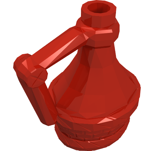 Equipment Flask with Handle Red
