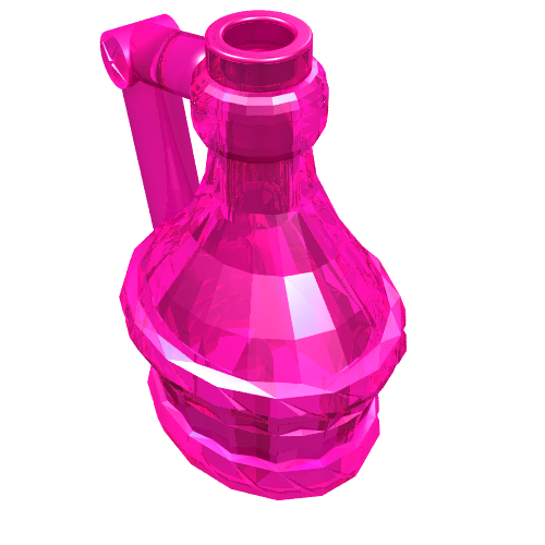 Equipment Flask with Handle Trans-Dark Pink