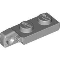 Hinge Plate 1 × 2 Locking with 1 Finger On End, with Groove Hellblaugrau