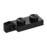 Hinge Plate 1 × 2 Locking with 1 Finger On End, without Groove Schwarz