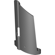 Technic Panel Fairing #20 Large Long, Small Hole, Side A Black
