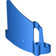 Technic Panel Fairing #22 Large Short, Small Hole, Side A Blue