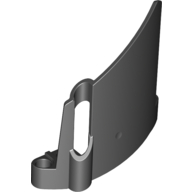 Technic Panel Fairing #23 Large Short, Small Hole, Side B Black