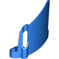 Technic Panel Fairing #23 Large Short, Small Hole, Side B Blau