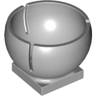 Cylinder Hemisphere 2 × 2 Ball Turret Socket Base
