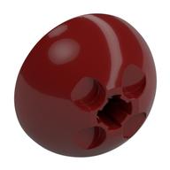 Dome Hemisphere 3 × 3 Ball Turret Dark Red