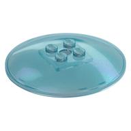 Dish 6 × 6 Inverted (Radar) with Solid Studs Opal Trans-Light Blue