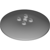 Dish 6 × 6 Inverted (Radar) with Solid Studs Hellblaugrau