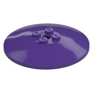 Dish 6 × 6 Inverted (Radar) with Solid Studs Dark Purple