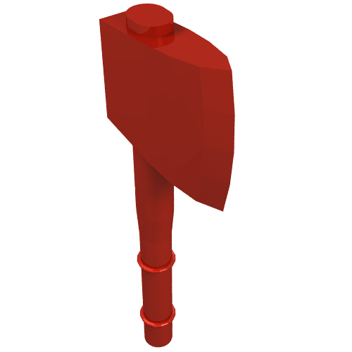 Weapon Axe (Fabuland) Rot