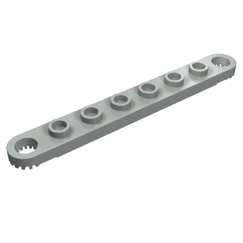 Technic Plate 1 × 8 with Toothed Ends