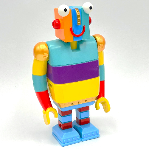 Duplo Figure Little Robots, Stripy [No Color/Any Color]