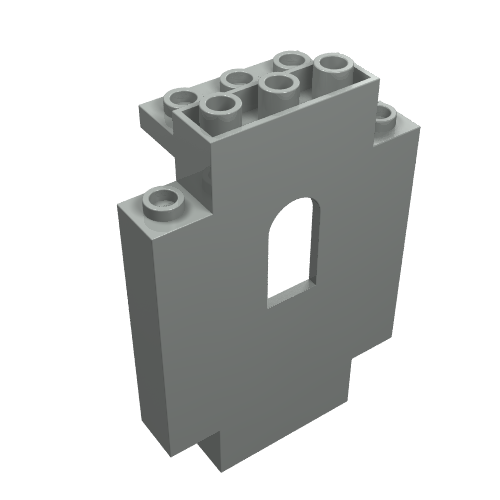 Panel 2 × 5 × 6 Wall with Arched Window