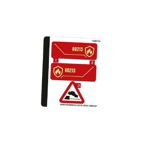 Stickerbogen für Set 60213-1 [Keine Farbe/Beliebige Farbe]