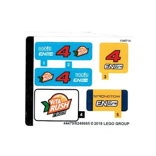 Sticker Sheet for Set 60218-1 [No Color/Any Color]