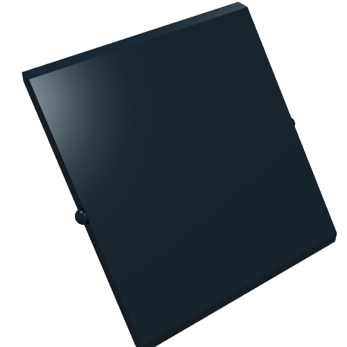 Glas für Fenster 4 × 4 × 3 Dach Schwarz