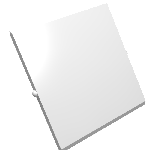 Glass for Window 4 × 4 × 3 Roof White
