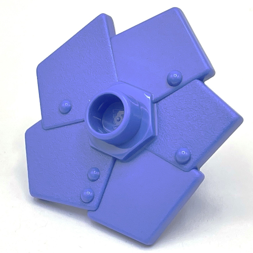 Duplo Plant Flower Metal Design with 5 Petals (Little Robots) Mittelblauviolett