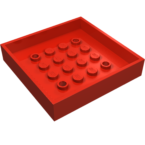 Box 6 × 6 Bottom Red
