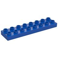 Duplo Plate 2 × 8 Blue
