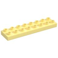 Duplo Platte 2 × 8 Leuchtendes Hellgelb