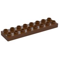 Duplo Platte 2 × 8 Rotbraun