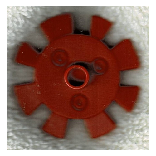 Duplo Flower Gear with 8 Teeth, Metal Bolts Design Pearl Light Gray