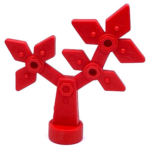 Duplo Flower, Faux Metal Bolts and Rivets Design, 8 Petals Rot