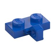 Hinge Plate 1 × 2 Locking with 1 Finger on Side, with Groove Blau