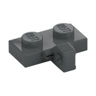 Hinge Plate 1 × 2 Locking with 1 Finger on Side, with Groove