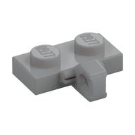 Hinge Plate 1 × 2 Locking with 1 Finger on Side, without Groove Light Bluish Gray