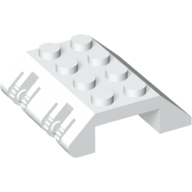 Slope 45° 4 × 4 Double with Locking Hinge White