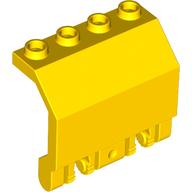 Hinge Panel 2 × 4 × 3 1/3 Locking Dual 2 Fingers Gelb