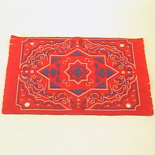Belville, Rug / Mat, Oriental 9 × 15 Red