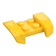 Mudguard 2 × 4 with Molded Headlights Yellow