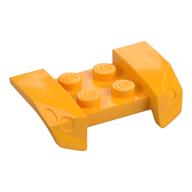 Mudguard 2 × 4 with Molded Headlights Bright Light Orange