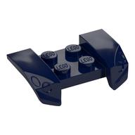 Mudguard 2 × 4 with Molded Headlights Dunkelblau