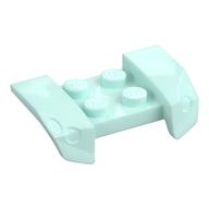 Mudguard 2 × 4 with Molded Headlights Light Aqua